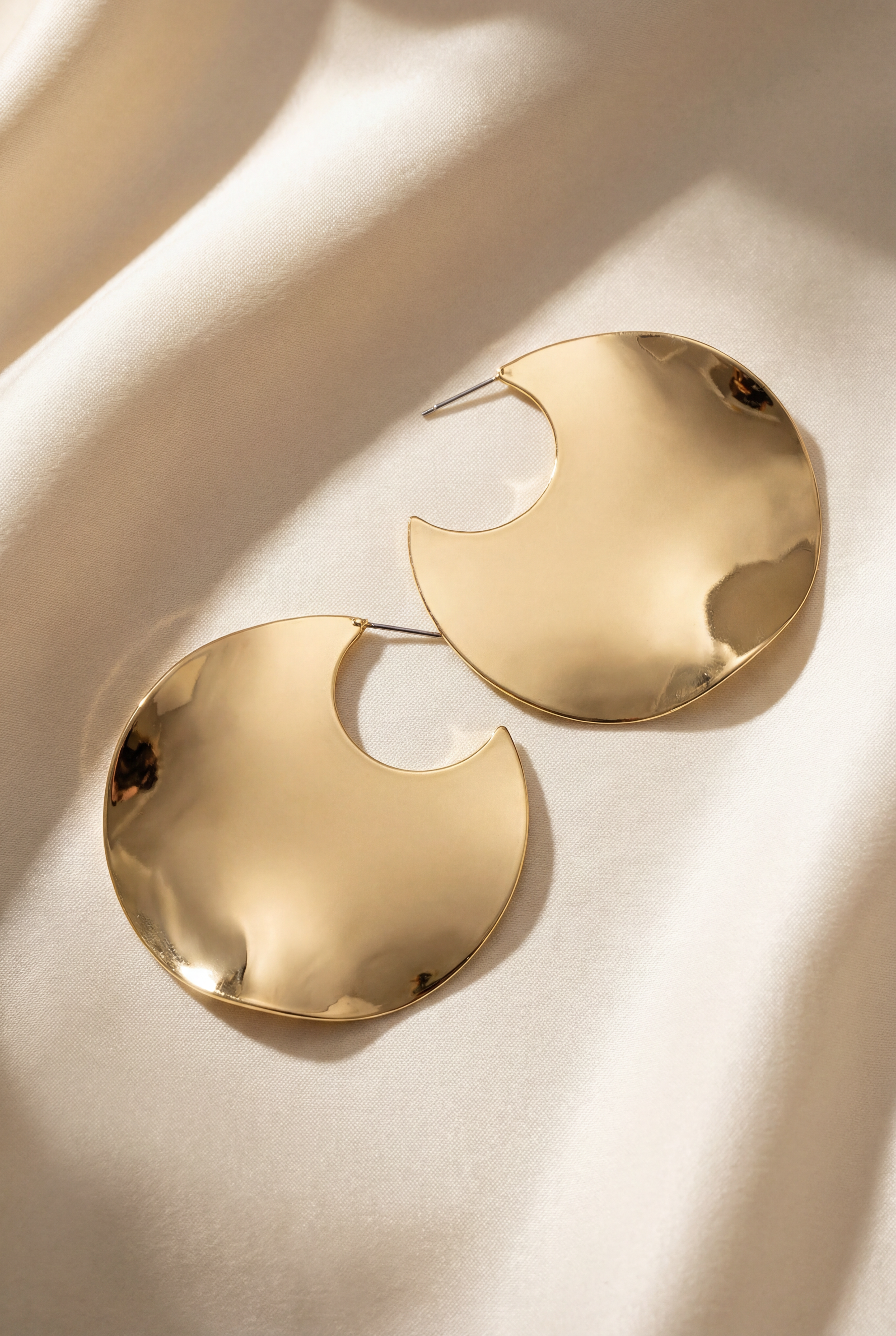 Oversized Disc Hoops — 3